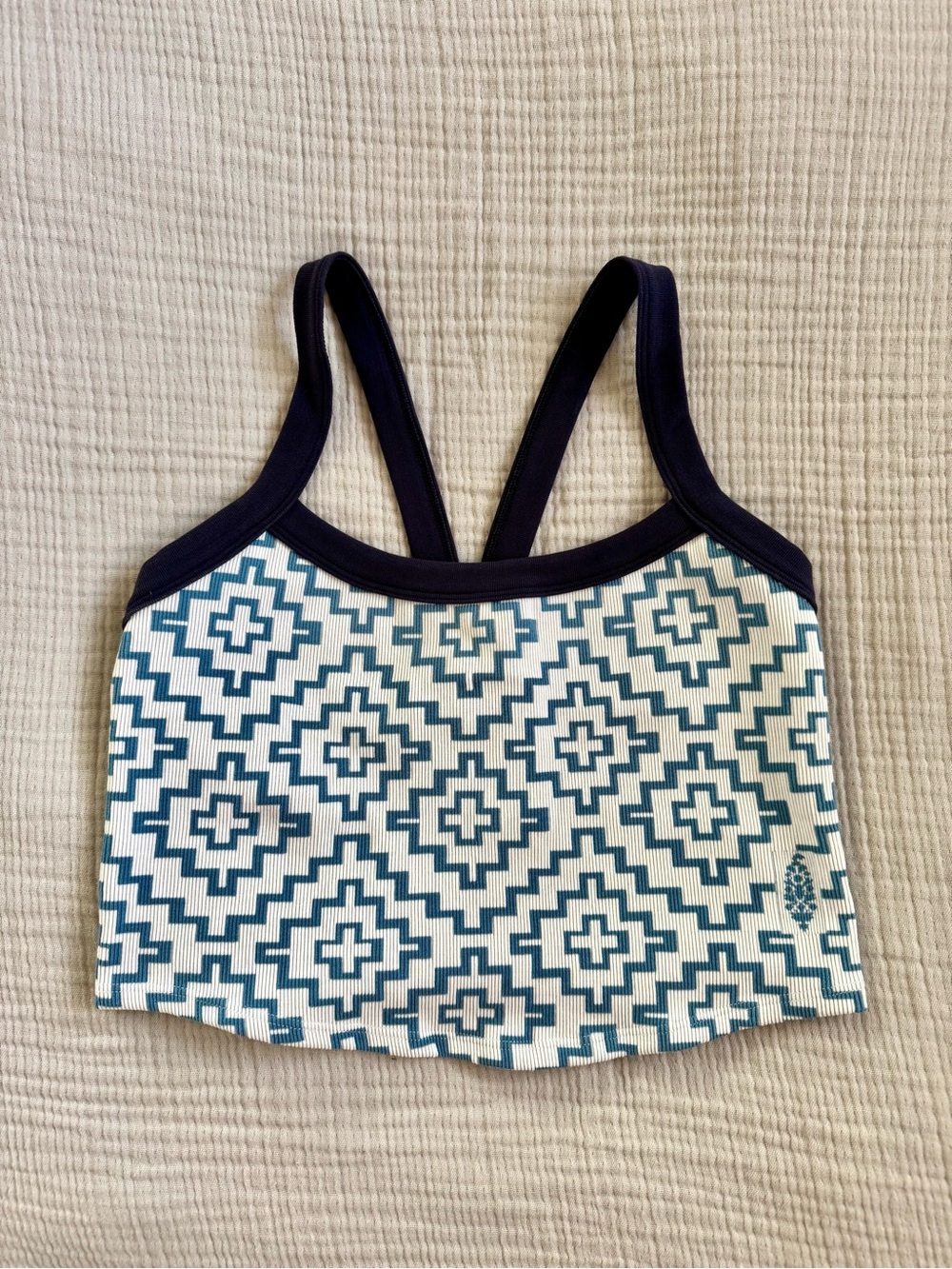 FP Movement All Clear Jacquard Cami in Blue Crush
